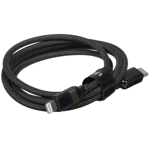 Купить Кабель круглый LANEX Lightning 8-pin - USB Type-C черный 1.2 м  9280468. Характеристики, отзывы и цены в Донецке