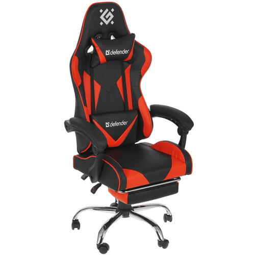 Купить Кресло игровое Defender Pilot красный  4881892. Характеристики, отзывы и цены в Донецке