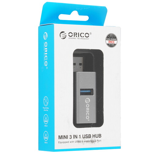 Купить USB-разветвитель ORICO MINI-U32L-GY-BP  5628012. Характеристики, отзывы и цены в Донецке
