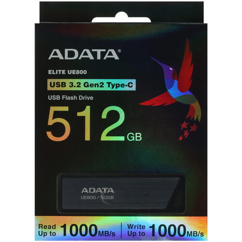 Купить Память OTG USB Flash 512 ГБ ADATA Elite UE800  5077623. Характеристики, отзывы и цены в Донецке