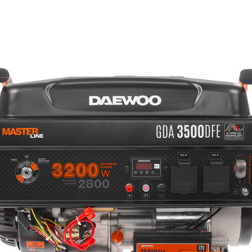 Купить Электрогенератор бензиново-газовый   Daewoo GDA 3500 DFE  1133331. Характеристики, отзывы и цены в Донецке