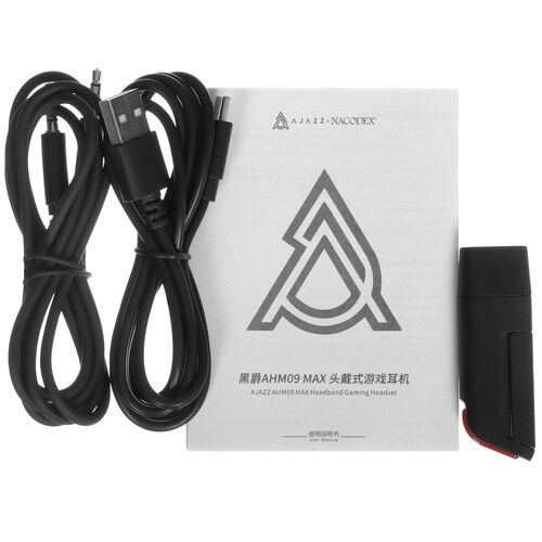 Купить Беспроводные/проводные наушники Ajazz AHM09 MAX черный 2025  9290877. Характеристики, отзывы и цены в Донецке