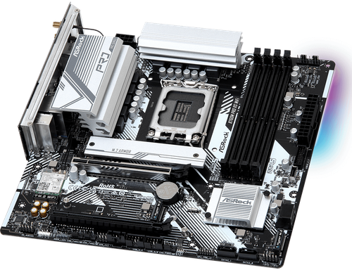 Купить Материнская плата ASRock B760M Pro RS WiFi  5637085. Характеристики, отзывы и цены в Донецке