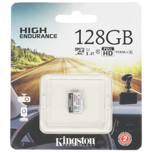Купить Карта памяти Kingston High Endurance microSDXC 128 ГБ [SDCE/128GB]  1355216. Характеристики, отзывы и цены в Донецке
