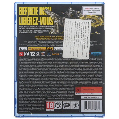 Купить Игра Borderlands 4. Deluxe Edition (PS5)  5638265. Характеристики, отзывы и цены в Донецке