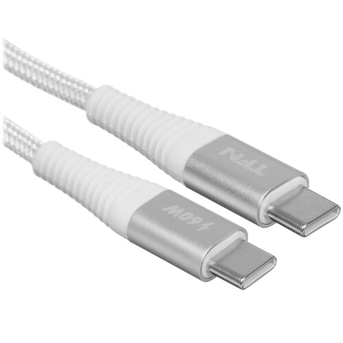 Купить Кабель круглый TFN USB Type-C - USB Type-C белый 1.2 м  5616517. Характеристики, отзывы и цены в Донецке