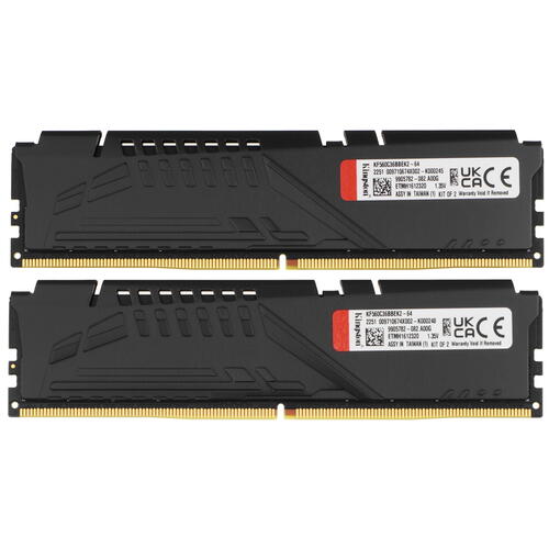 Купить Оперативная память Kingston Fury Beast Black AMD [KF560C36BBEK2-64] 64 ГБ  5093304. Характеристики, отзывы и цены в Донецке