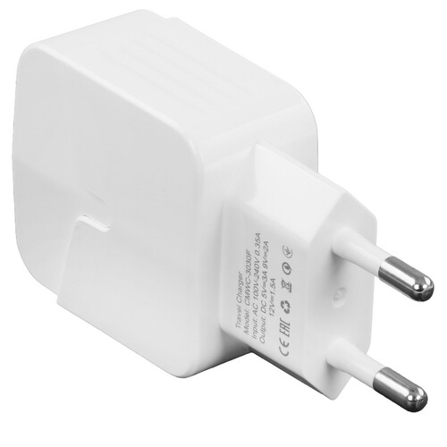 Купить Сетевое зарядное устройство Crown CMWC-3030F белый  5479768. Характеристики, отзывы и цены в Донецке
