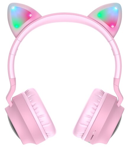 Купить Беспроводные/проводные наушники Hoco W27 розовый 2020  5465081. Характеристики, отзывы и цены в Донецке