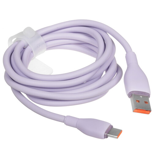 Купить Кабель круглый Baseus USB Type-C - USB 2.0 Type-A фиолетовый 2 м  5627529. Характеристики, отзывы и цены в Донецке