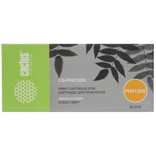 Купить Картридж лазерный Cactus CS-PH6120X черный, с чипом  7937078. Характеристики, отзывы и цены в Донецке