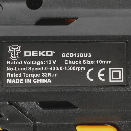Купить Дрель-шуруповерт DEKO GCD12DU3 SET2 063-4146  5304385. Характеристики, отзывы и цены в Донецке