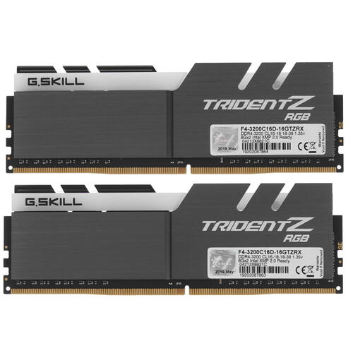 Купить Оперативная память G.Skill TRIDENT Z RGB (AMD) [F4-3200C16D-16GTZRX] 16 ГБ  8143716. Характеристики, отзывы и цены в Донецке