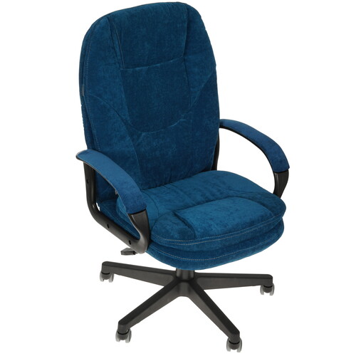 Купить Кресло офисное Бюрократ CH-868N Fabric Velvet 29 синий  5043913. Характеристики, отзывы и цены в Донецке