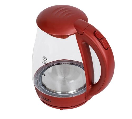 Купить Электрочайник ECON ECO-1739KE ruby красный  5353502. Характеристики, отзывы и цены в Донецке