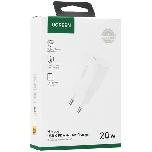 Купить Сетевое зарядное устройство Ugreen CD318 белый  5079076. Характеристики, отзывы и цены в Донецке