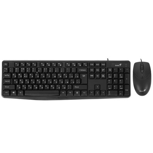 Купить Клавиатура+мышь  проводная  Genius КМ-170 черный  5035350. Характеристики, отзывы и цены в Донецке