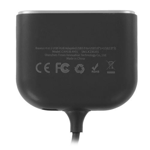 Купить USB-разветвитель Baseus Square Round 4 in 1  5428528. Характеристики, отзывы и цены в Донецке