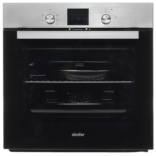 Купить Электрический духовой шкаф Simfer B6EM56016 серебристый  8186947. Характеристики, отзывы и цены в Донецке