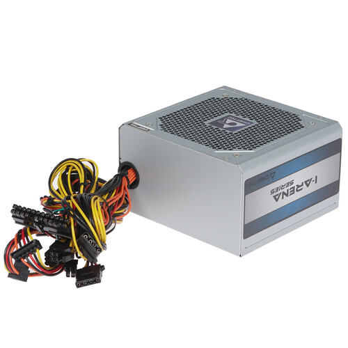 Купить Блок питания Chieftec iARENA 600W [GPC-600S] серый  1215365. Характеристики, отзывы и цены в Донецке