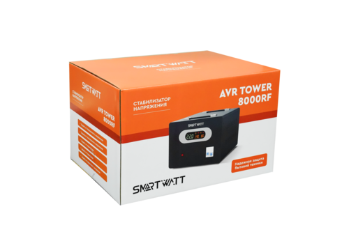 Купить Стабилизатор напряжения SMARTWATT AVR TOWER 8000RF  9098950. Характеристики, отзывы и цены в Донецке