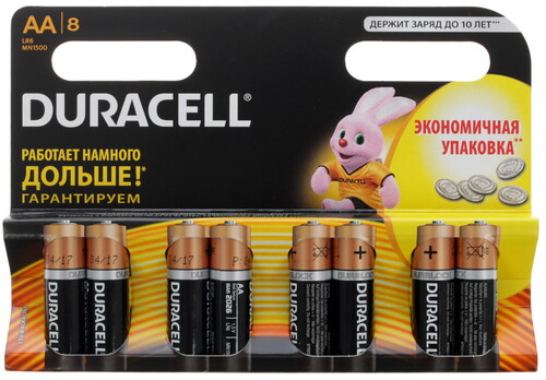 Купить Батарейка Duracell Basic AA (LR6/ER14505/FR6/R6P)  1116774. Характеристики, отзывы и цены в Донецке