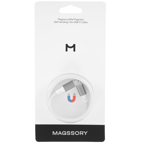 Купить Кабель круглый Magssory USB Type-C - USB Type-C серый 1.2 м  9176184. Характеристики, отзывы и цены в Донецке