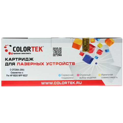 Купить Картридж лазерный Colortek CF230A черный, с чипом  1200947. Характеристики, отзывы и цены в Донецке
