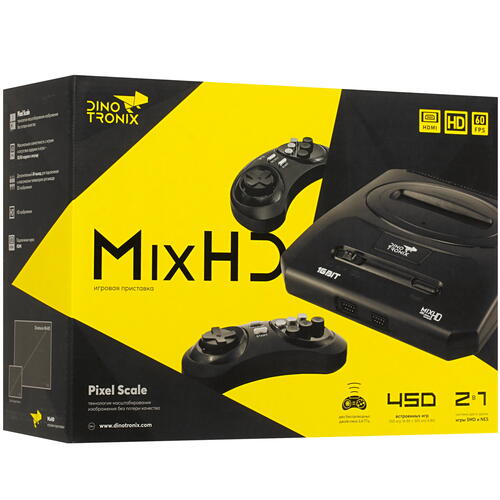 Купить Ретро-консоль Dinotronix MixHD + 450 игр  4800032. Характеристики, отзывы и цены в Донецке
