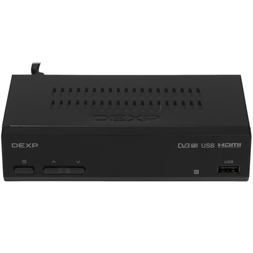 Купить Приставка для цифрового ТВ DEXP HD 8898M черный  9056614. Характеристики, отзывы и цены в Донецке