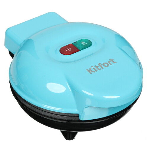 Купить Вафельница Kitfort КТ-3614-2 бирюзовый  9056594. Характеристики, отзывы и цены в Донецке