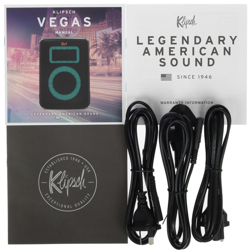Купить Портативная аудиосистема KLIPSCH Vegas, черный  9329549. Характеристики, отзывы и цены в Донецке