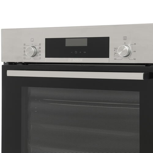 Купить Электрический духовой шкаф Bosch Serie 6 HBJ558YS0Q серебристый  1301711. Характеристики, отзывы и цены в Донецке