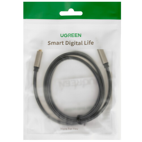 Купить Кабель   Ugreen jack 3.5 мм - jack 3.5 мм черный  5026950. Характеристики, отзывы и цены в Донецке