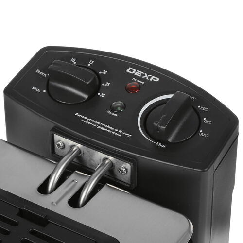 Купить Фритюрница DEXP DF-2500ST серебристый  1399137. Характеристики, отзывы и цены в Донецке
