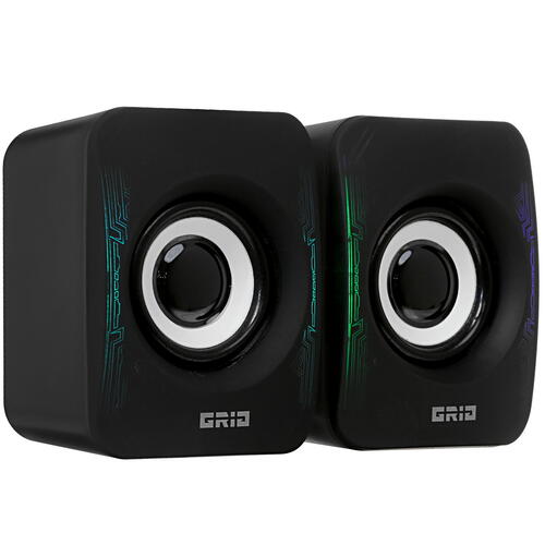 Купить Колонки Qumo GRID черный  4833588. Характеристики, отзывы и цены в Донецке