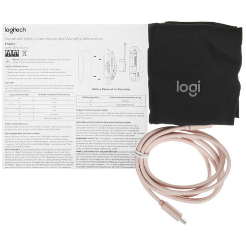 Купить Беспроводные наушники Logitech Zone Vibe 100 Rose розовый 2023  5449165. Характеристики, отзывы и цены в Донецке