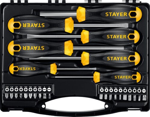 Купить Набор отверток STAYER 25827  9109052. Характеристики, отзывы и цены в Донецке