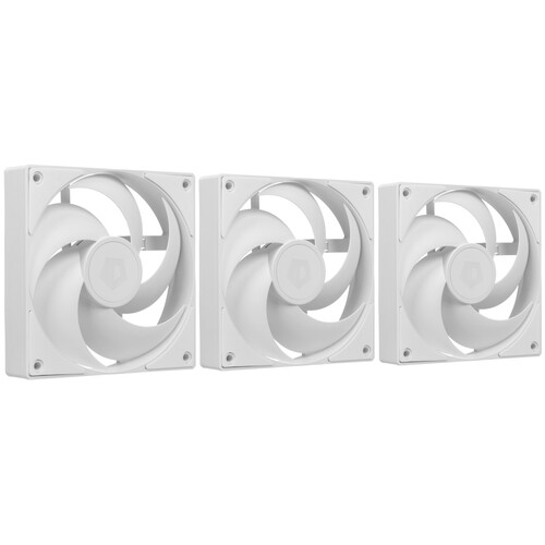 Купить Комплект вентиляторов ID-COOLING AS-120-W TRIO  белый  5619547. Характеристики, отзывы и цены в Донецке