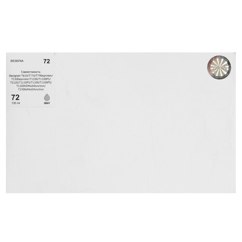 Купить Картридж Sakura C9374A (№72 Grey) серый  9159181. Характеристики, отзывы и цены в Донецке