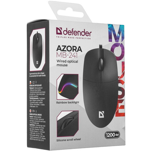 Купить Мышь проводная Defender Azora MB-241  9172058. Характеристики, отзывы и цены в Донецке