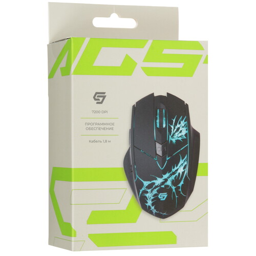 Купить Мышь проводная Aceline AGS-C08  черный  9278115. Характеристики, отзывы и цены в Донецке