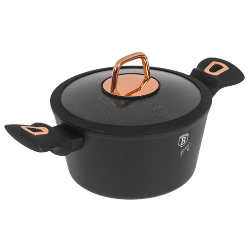 Купить Кастрюля Berlinger Haus Black Rose BH-1641N 2.5 л 20 см черный  9151054. Характеристики, отзывы и цены в Донецке