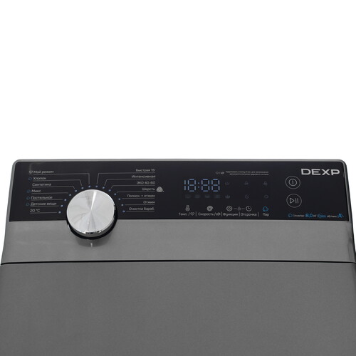 Купить Стиральная машина DEXP WM-E813DMA/WGSI серый  9156414. Характеристики, отзывы и цены в Донецке
