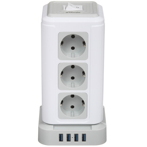 Купить Сетевой фильтр Ritmix RM-2124 белый  9133311. Характеристики, отзывы и цены в Донецке