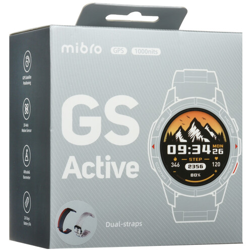 Купить Смарт-часы Mibro GS Active + доп. ремешок  5602930. Характеристики, отзывы и цены в Донецке