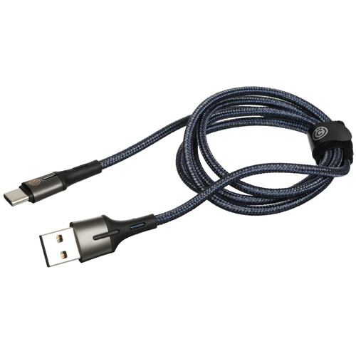 Купить Кабель круглый ВСЕГАЗИН USB Type-C - USB 2.0 Type-A синий 1 м  5482495. Характеристики, отзывы и цены в Донецке