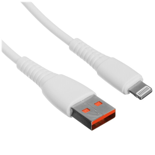 Купить Кабель круглый GoPower Lightning 8-pin - USB 2.0 Type-A белый 1 м  5479662. Характеристики, отзывы и цены в Донецке