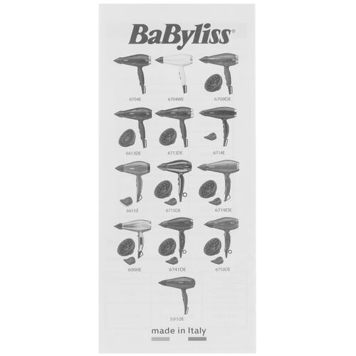 Купить Фен BaByliss 6709DE серый/розовый  5439114. Характеристики, отзывы и цены в Донецке