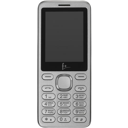 Купить Сотовый телефон F+ S240 серебристый/черный  4821449. Характеристики, отзывы и цены в Донецке